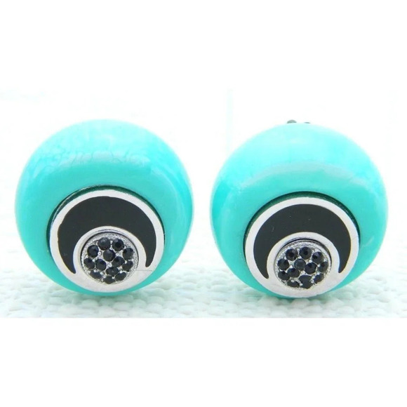 GIVENCHY Paris New York Blue Thermoset Black - Picture 1 of 5